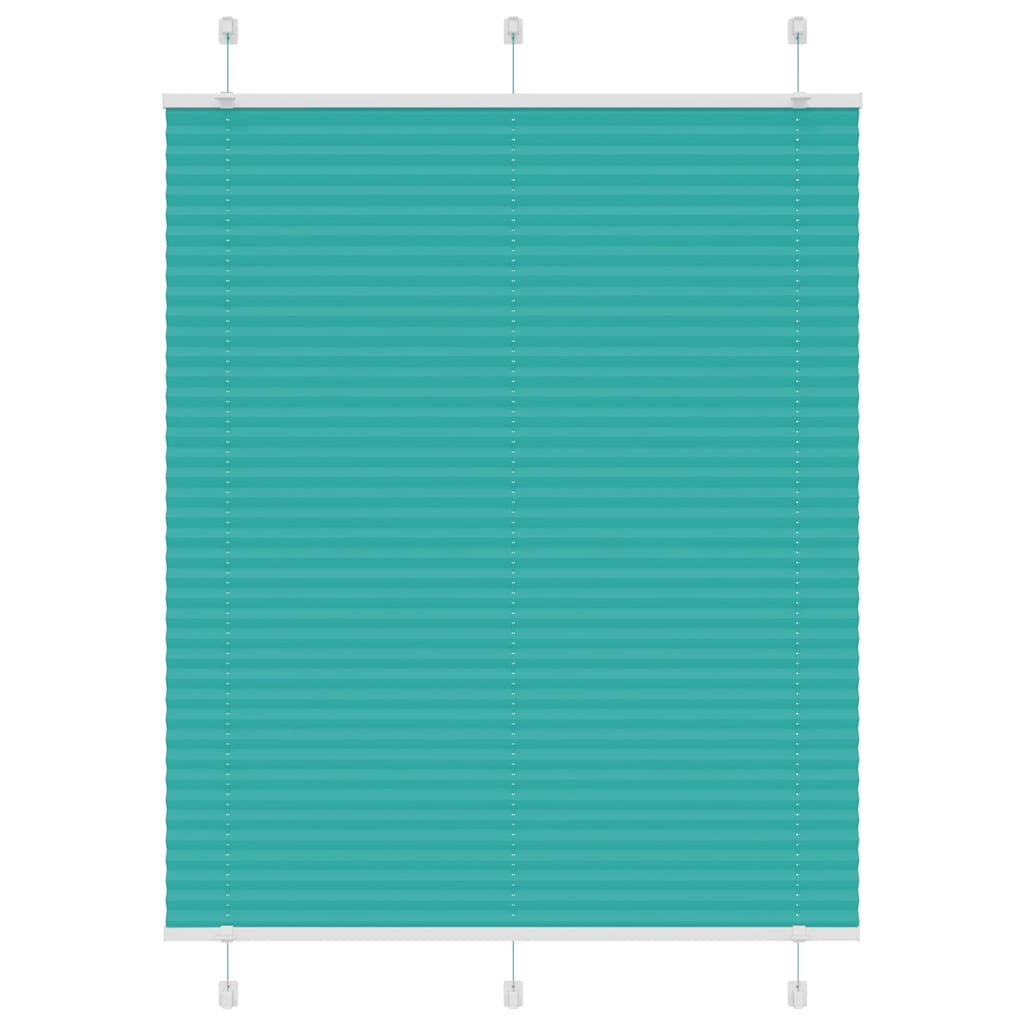 vidaXL Jaluzea plisată verde petrol 110x100 cm Lățime țesătură 109,4 cm vidaXL Jaluzea plisată verde petrol 110x100 cm Lățime țesătură 109,4 cm