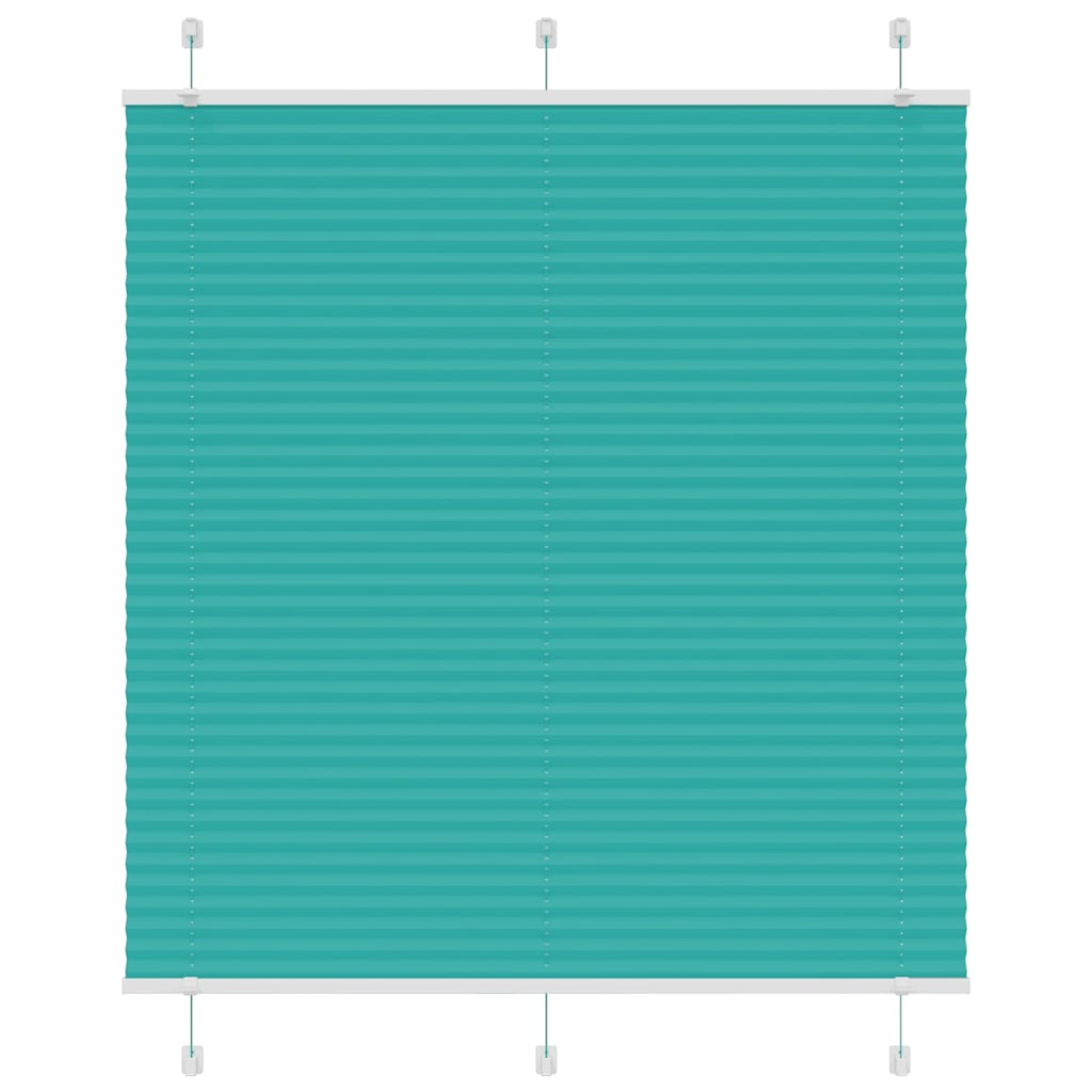 vidaXL Jaluzea plisată verde petrol 120x100 cm Lățime țesătură 119,4 cm vidaXL Jaluzea plisată verde petrol 120x100 cm Lățime țesătură 119,4 cm