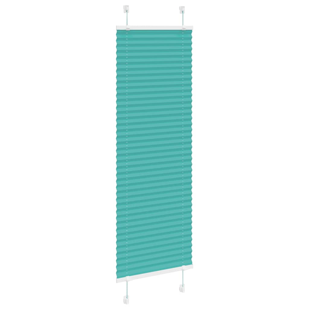 vidaXL Jaluzea plisată verde petrol 40x150 cm Lățime țesătură 39,4 cm vidaXL Jaluzea plisată verde petrol 40x150 cm Lățime țesătură 39,4 cm