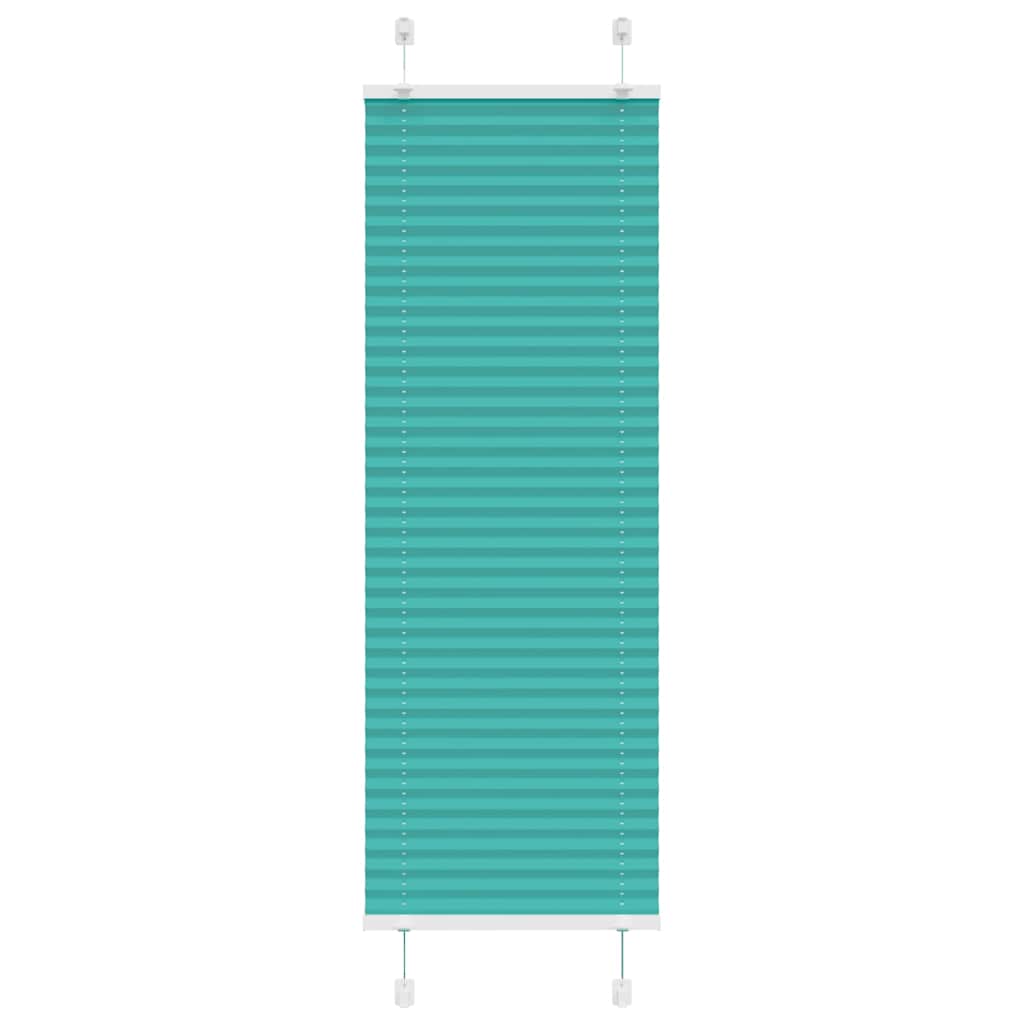 vidaXL Jaluzea plisată verde petrol 40x150 cm Lățime țesătură 39,4 cm vidaXL Jaluzea plisată verde petrol 40x150 cm Lățime țesătură 39,4 cm