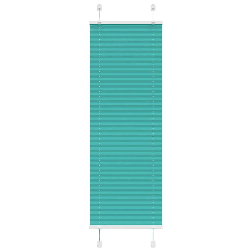 vidaXL Jaluzea plisată verde petrol 45x150 cm Lățime țesătură 44,4 cm vidaXL Jaluzea plisată verde petrol 45x150 cm Lățime țesătură 44,4 cm