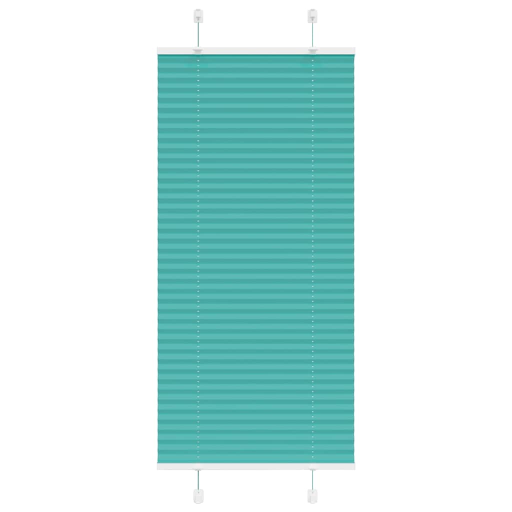 vidaXL Jaluzea plisată verde petrol 55x150 cm Lățime țesătură 54,4 cm vidaXL Jaluzea plisată verde petrol 55x150 cm Lățime țesătură 54,4 cm