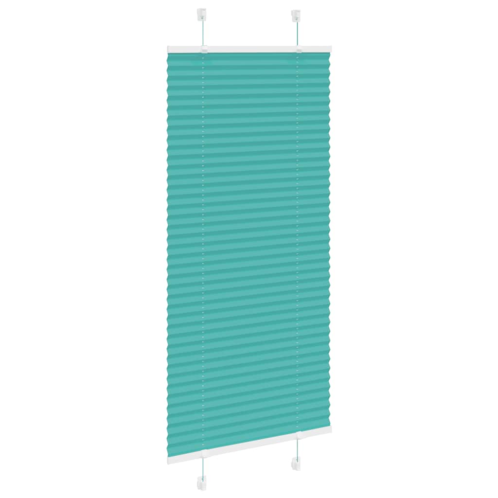 vidaXL Jaluzea plisată verde petrol 60x150 cm Lățime țesătură 59,4 cm vidaXL Jaluzea plisată verde petrol 60x150 cm Lățime țesătură 59,4 cm