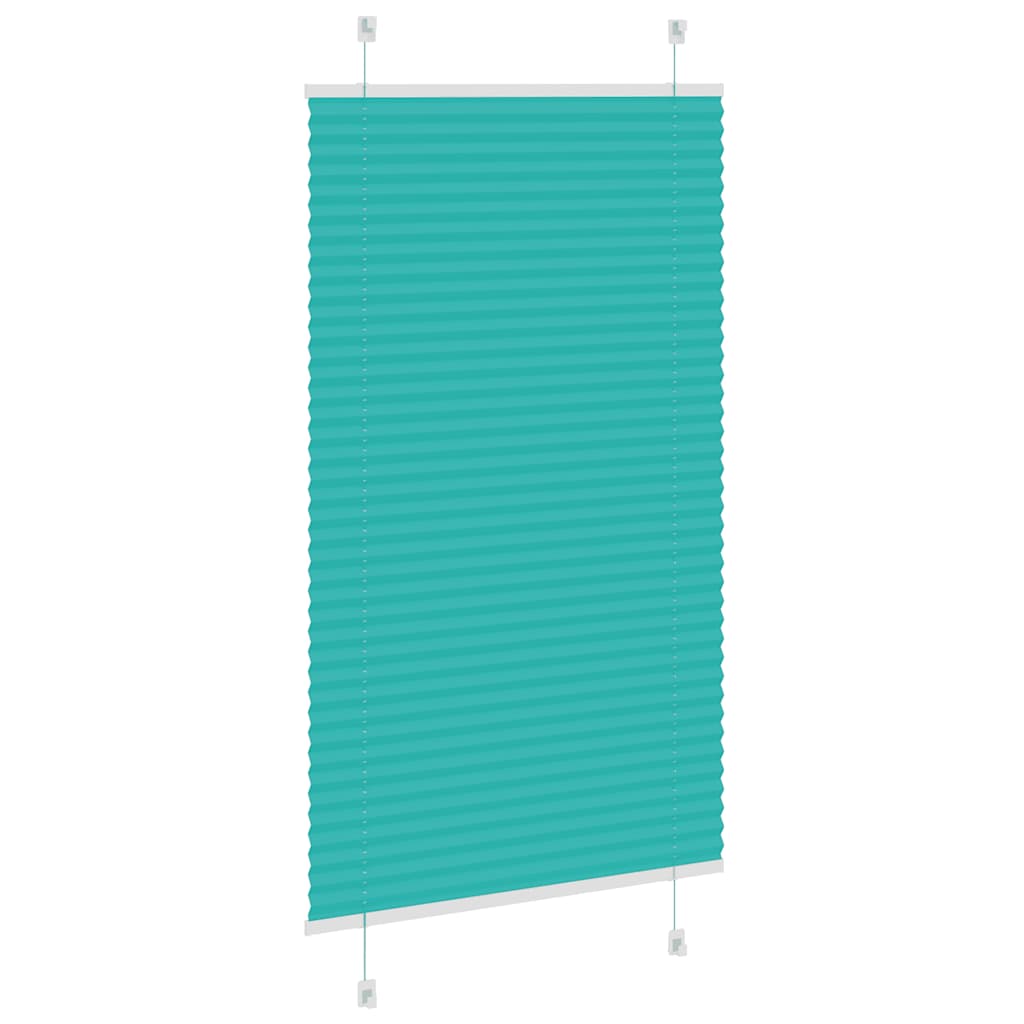 vidaXL Jaluzea plisată verde petrol 70x150 cm Lățime țesătură 69,4 cm vidaXL Jaluzea plisată verde petrol 70x150 cm Lățime țesătură 69,4 cm
