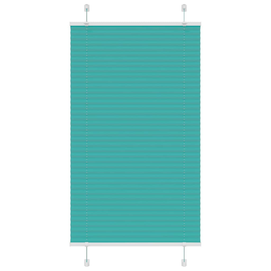 vidaXL Jaluzea plisată verde petrol 75x150 cm Lățime țesătură 74,4 cm vidaXL Jaluzea plisată verde petrol 75x150 cm Lățime țesătură 74,4 cm