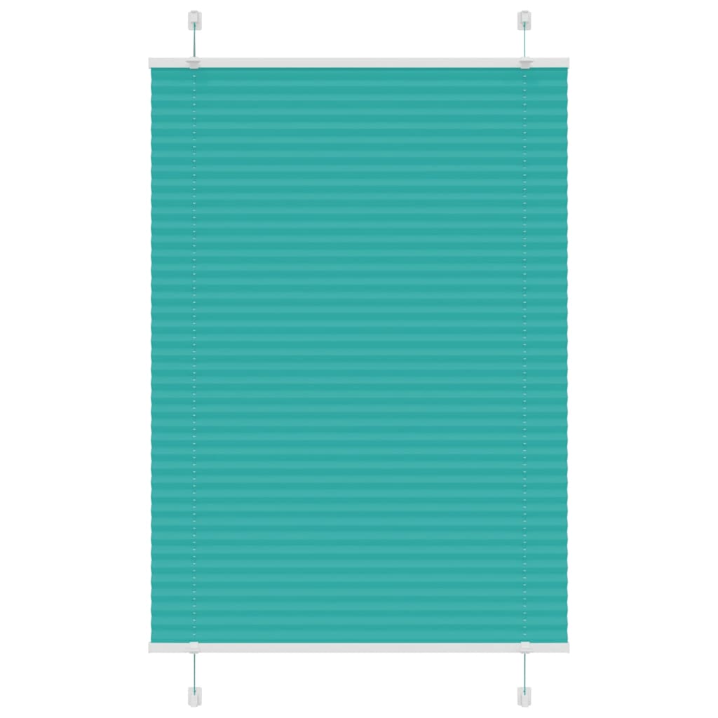 vidaXL Jaluzea plisată verde petrol 100x150 cm Lățime țesătură 99,4 cm vidaXL Jaluzea plisată verde petrol 100x150 cm Lățime țesătură 99,4 cm