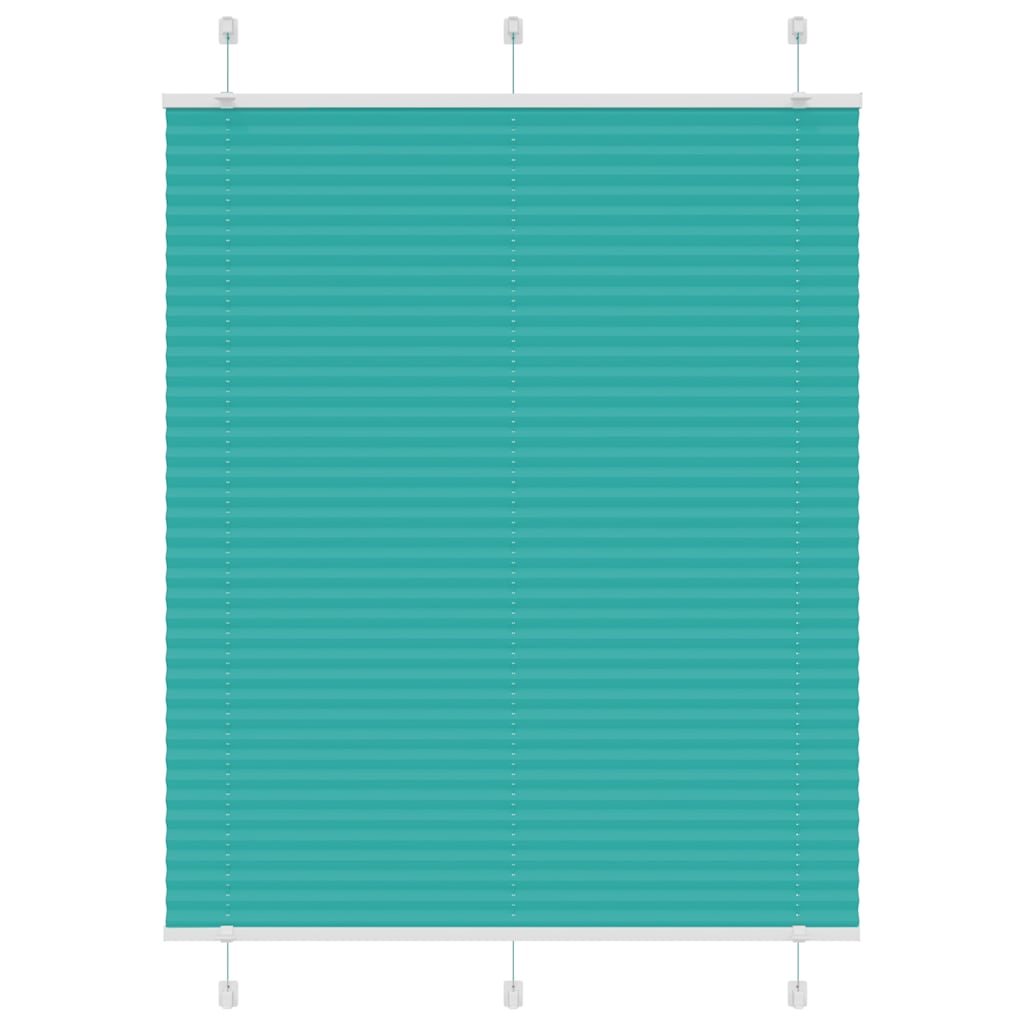 vidaXL Jaluzea plisată verde petrol 110x150 cm Lățime țesătură 109,4 cm vidaXL Jaluzea plisată verde petrol 110x150 cm Lățime țesătură 109,4 cm