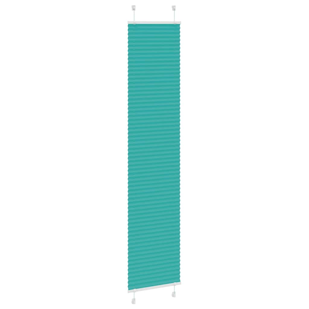 vidaXL Jaluzea plisată verde petrol 40x200 cm Lățime țesătură 39,4 cm vidaXL Jaluzea plisată verde petrol 40x200 cm Lățime țesătură 39,4 cm