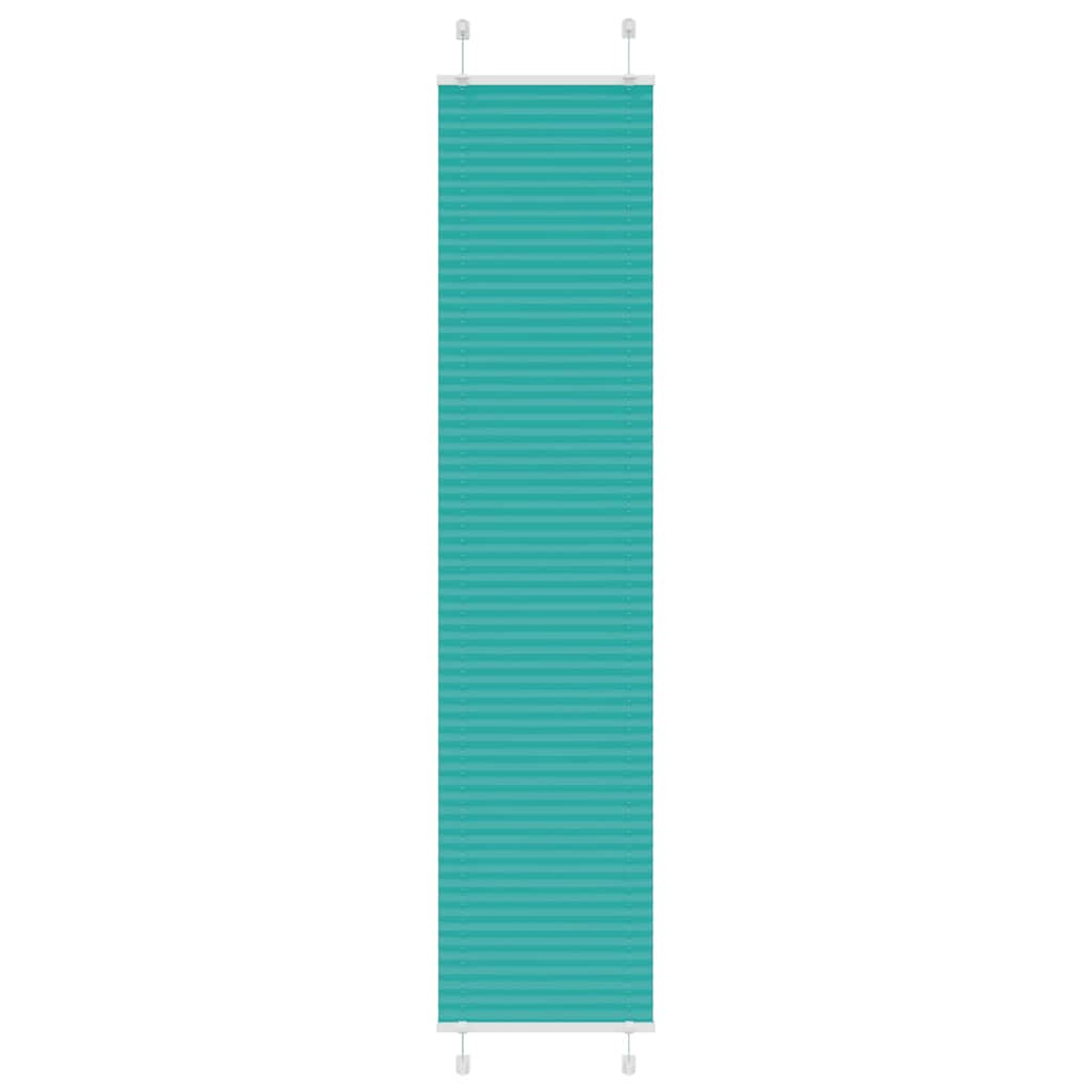 vidaXL Jaluzea plisată verde petrol 40x200 cm Lățime țesătură 39,4 cm vidaXL Jaluzea plisată verde petrol 40x200 cm Lățime țesătură 39,4 cm