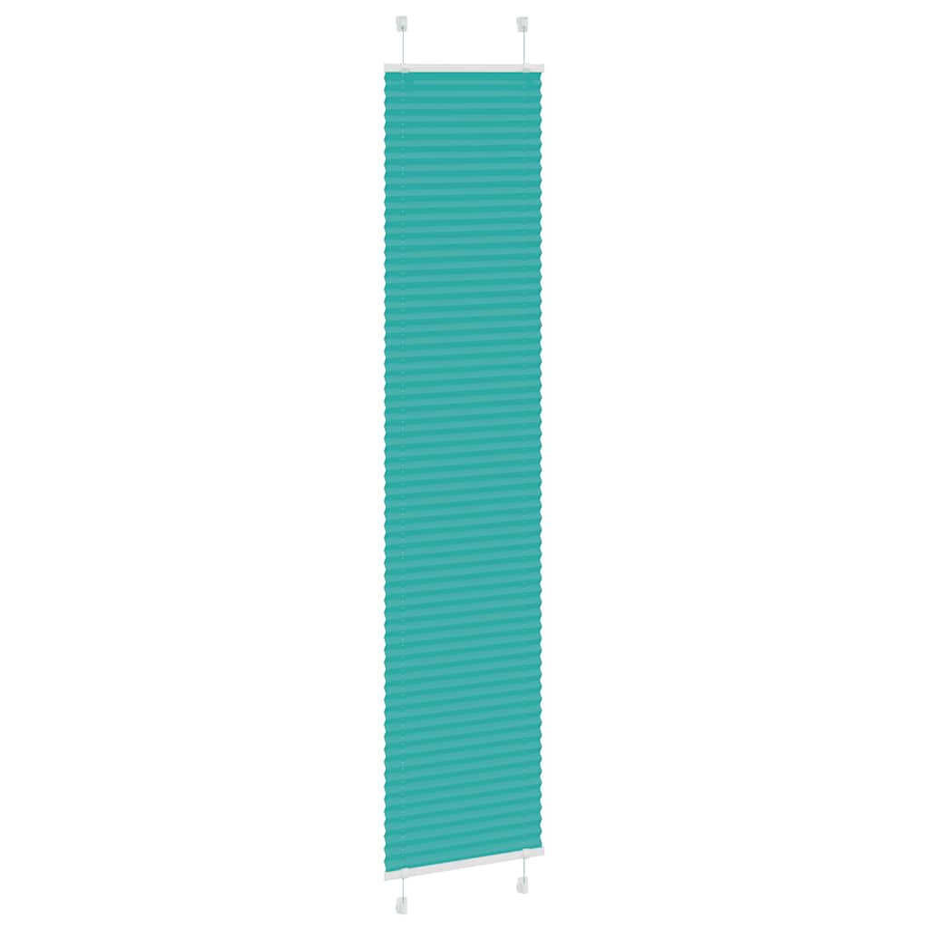 vidaXL Jaluzea plisată verde petrol 45x200 cm Lățime țesătură 44,4 cm vidaXL Jaluzea plisată verde petrol 45x200 cm Lățime țesătură 44,4 cm
