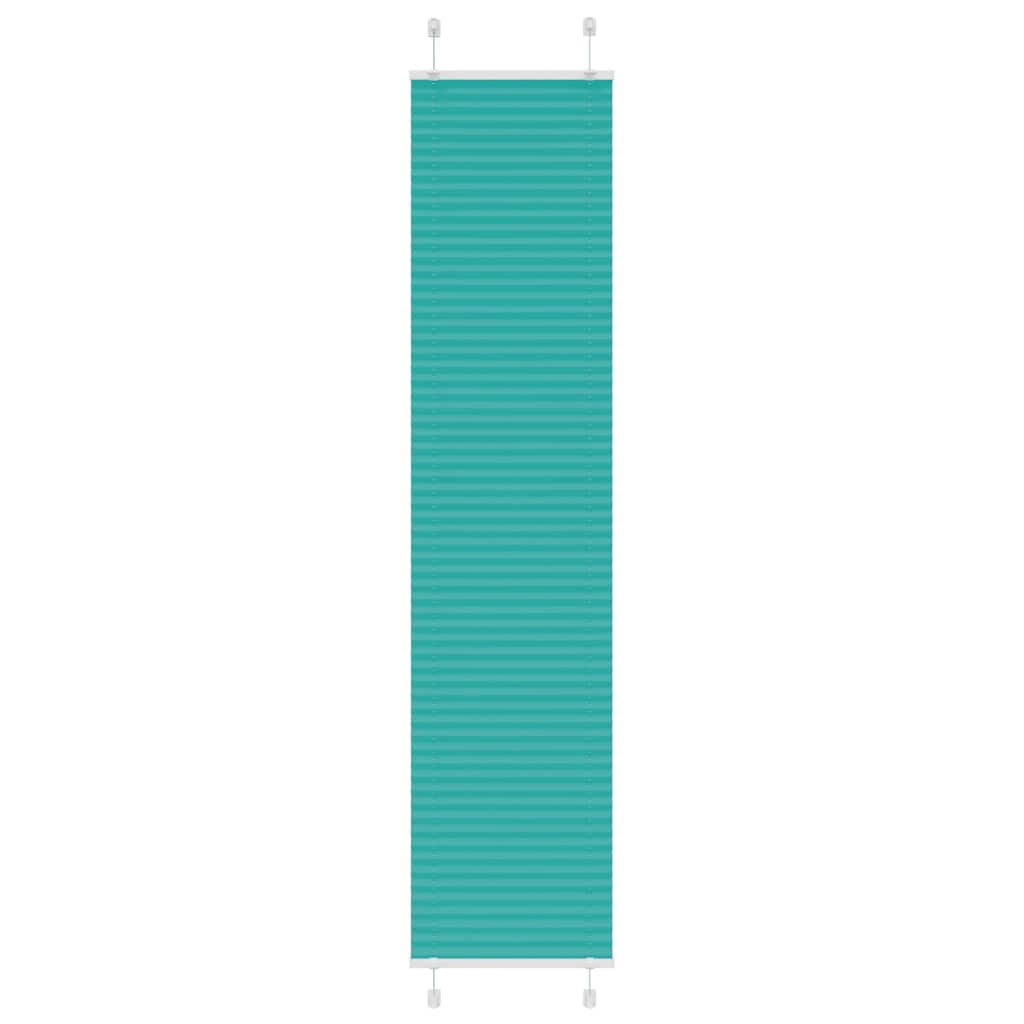 vidaXL Jaluzea plisată verde petrol 45x200 cm Lățime țesătură 44,4 cm vidaXL Jaluzea plisată verde petrol 45x200 cm Lățime țesătură 44,4 cm
