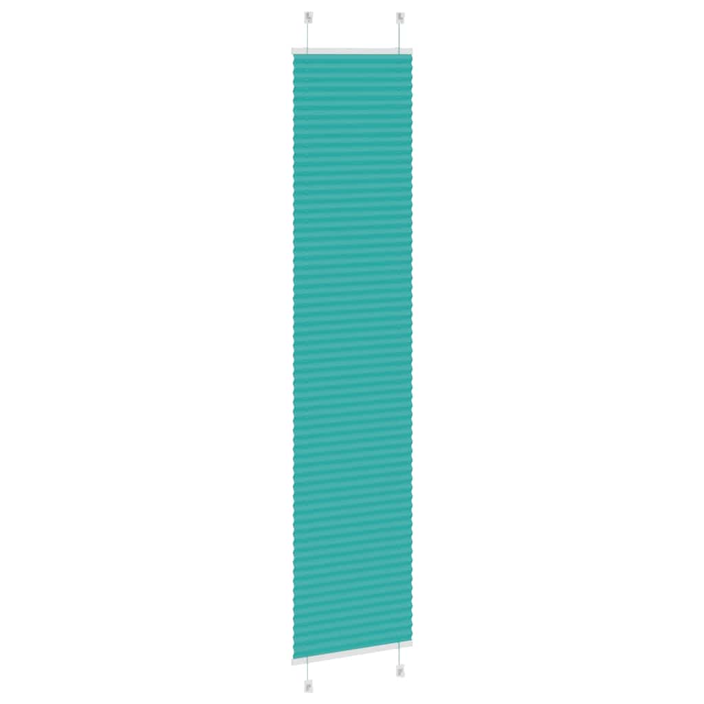 vidaXL Jaluzea plisată verde petrol 50x200 cm Lățime țesătură 49,4 cm vidaXL Jaluzea plisată verde petrol 50x200 cm Lățime țesătură 49,4 cm