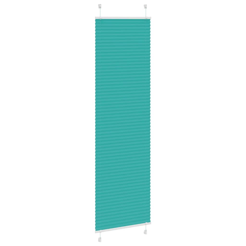 vidaXL Jaluzea plisată verde petrol 55x200 cm Lățime țesătură 54,4 cm vidaXL Jaluzea plisată verde petrol 55x200 cm Lățime țesătură 54,4 cm