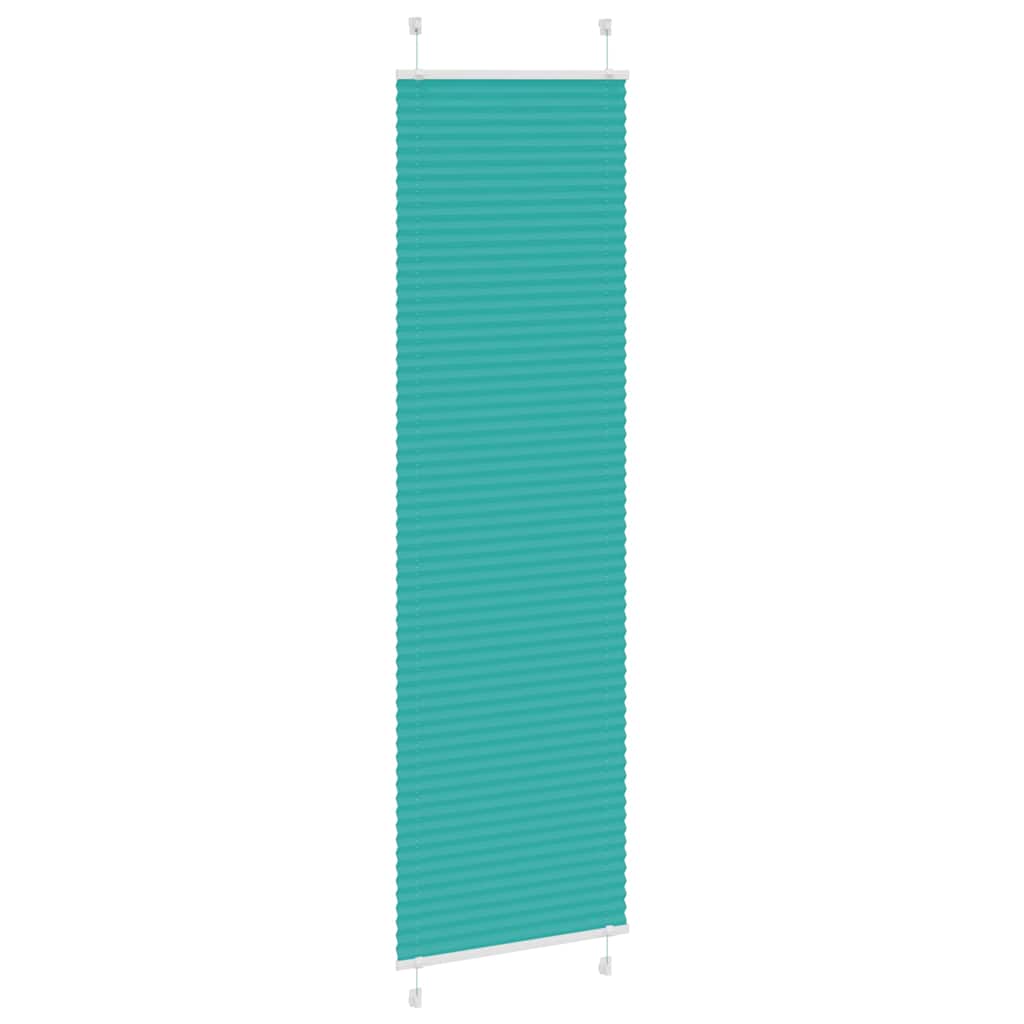 vidaXL Jaluzea plisată verde petrol 60x200 cm Lățime țesătură 59,4 cm vidaXL Jaluzea plisată verde petrol 60x200 cm Lățime țesătură 59,4 cm