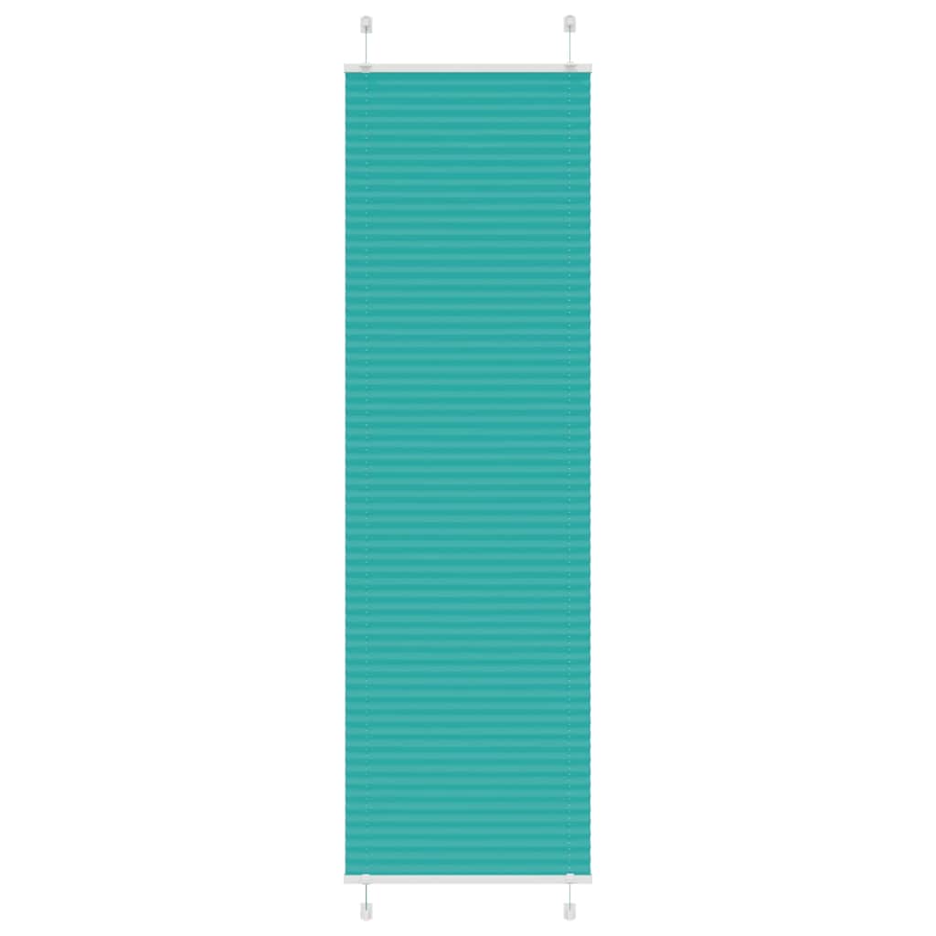 vidaXL Jaluzea plisată verde petrol 60x200 cm Lățime țesătură 59,4 cm vidaXL Jaluzea plisată verde petrol 60x200 cm Lățime țesătură 59,4 cm