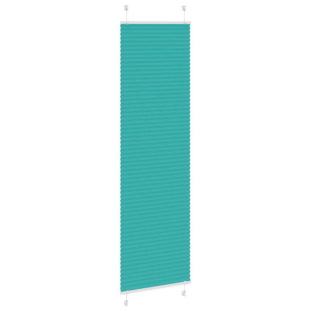 vidaXL Jaluzea plisată verde petrol 65x200 cm Lățime țesătură 64,4 cm vidaXL Jaluzea plisată verde petrol 65x200 cm Lățime țesătură 64,4 cm