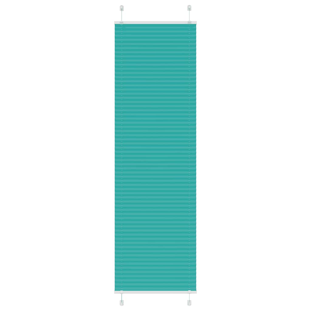 vidaXL Jaluzea plisată verde petrol 65x200 cm Lățime țesătură 64,4 cm vidaXL Jaluzea plisată verde petrol 65x200 cm Lățime țesătură 64,4 cm
