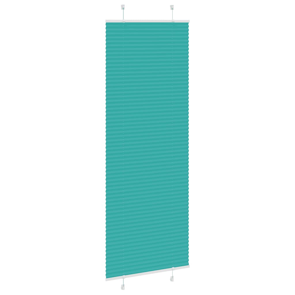 vidaXL Jaluzea plisată verde petrol 75x200 cm Lățime țesătură 74,4 cm vidaXL Jaluzea plisată verde petrol 75x200 cm Lățime țesătură 74,4 cm