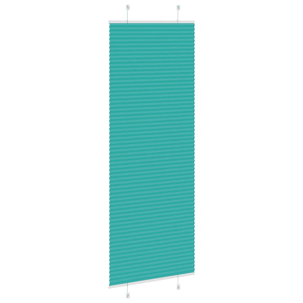 vidaXL Jaluzea plisată verde petrol 75x200 cm Lățime țesătură 74,4 cm vidaXL Jaluzea plisată verde petrol 75x200 cm Lățime țesătură 74,4 cm