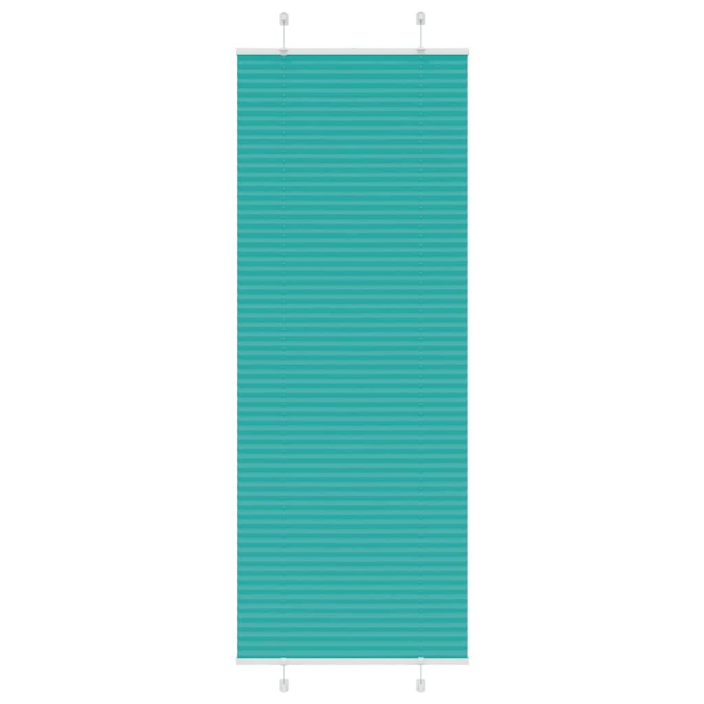 vidaXL Jaluzea plisată verde petrol 75x200 cm Lățime țesătură 74,4 cm vidaXL Jaluzea plisată verde petrol 75x200 cm Lățime țesătură 74,4 cm