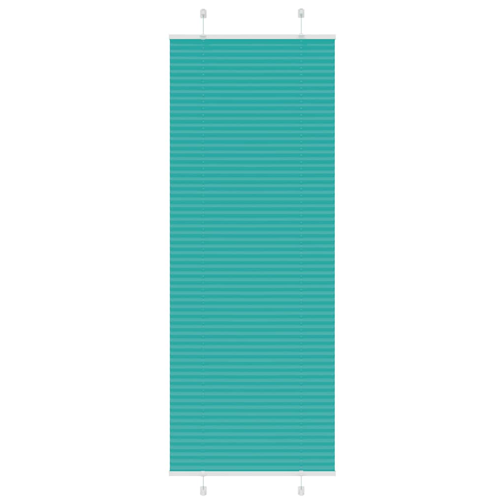 vidaXL Jaluzea plisată verde petrol 80x200cm Lățime țesătură 79,4 cm vidaXL Jaluzea plisată verde petrol 80x200cm Lățime țesătură 79,4 cm