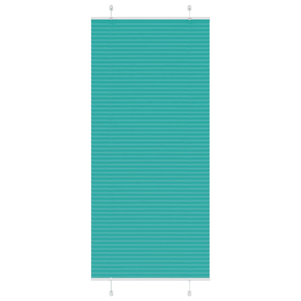 vidaXL Jaluzea plisată verde petrol 90x200 cm Lățime țesătură 89,4 cm vidaXL Jaluzea plisată verde petrol 90x200 cm Lățime țesătură 89,4 cm
