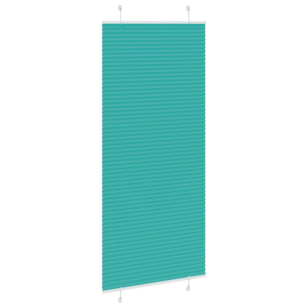 vidaXL Jaluzea plisată verde petrol 95x200 cm Lățime țesătură 94,4 cm vidaXL Jaluzea plisată verde petrol 95x200 cm Lățime țesătură 94,4 cm