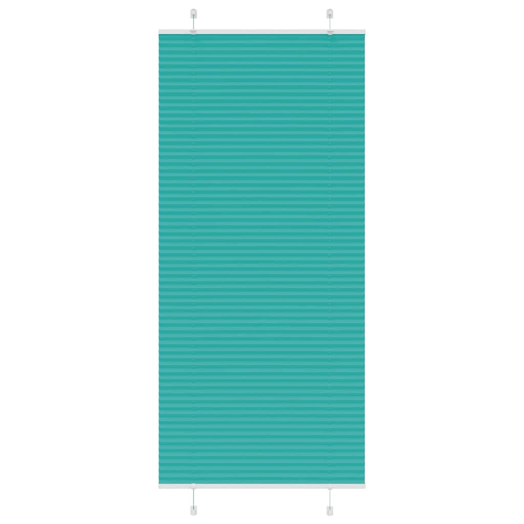 vidaXL Jaluzea plisată verde petrol 100x200 cm Lățime țesătură 99,4 cm vidaXL Jaluzea plisată verde petrol 100x200 cm Lățime țesătură 99,4 cm