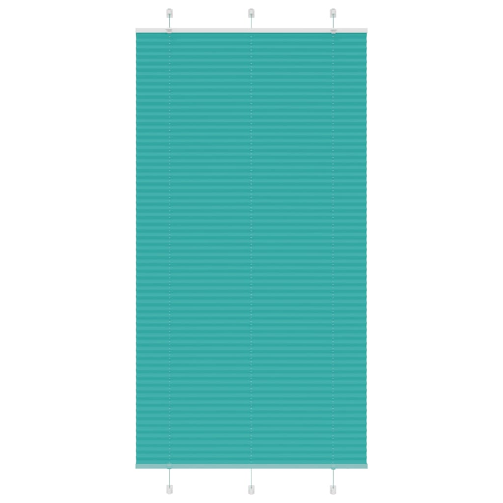 vidaXL Jaluzea plisată verde petrol 110x200 cm Lățime țesătură 109,4 cm vidaXL Jaluzea plisată verde petrol 110x200 cm Lățime țesătură 109,4 cm