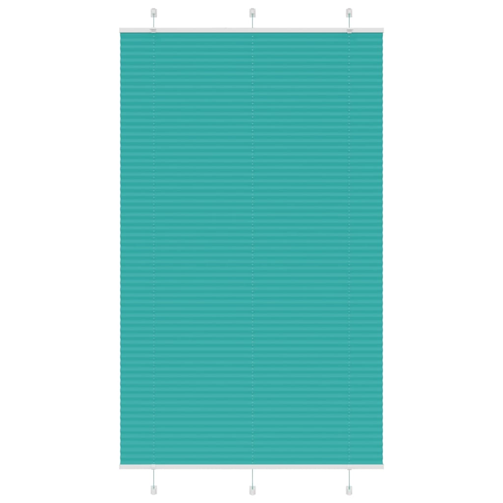 vidaXL Jaluzea plisată verde petrol 115x200 cm Lățime țesătură 114,4 cm vidaXL Jaluzea plisată verde petrol 115x200 cm Lățime țesătură 114,4 cm
