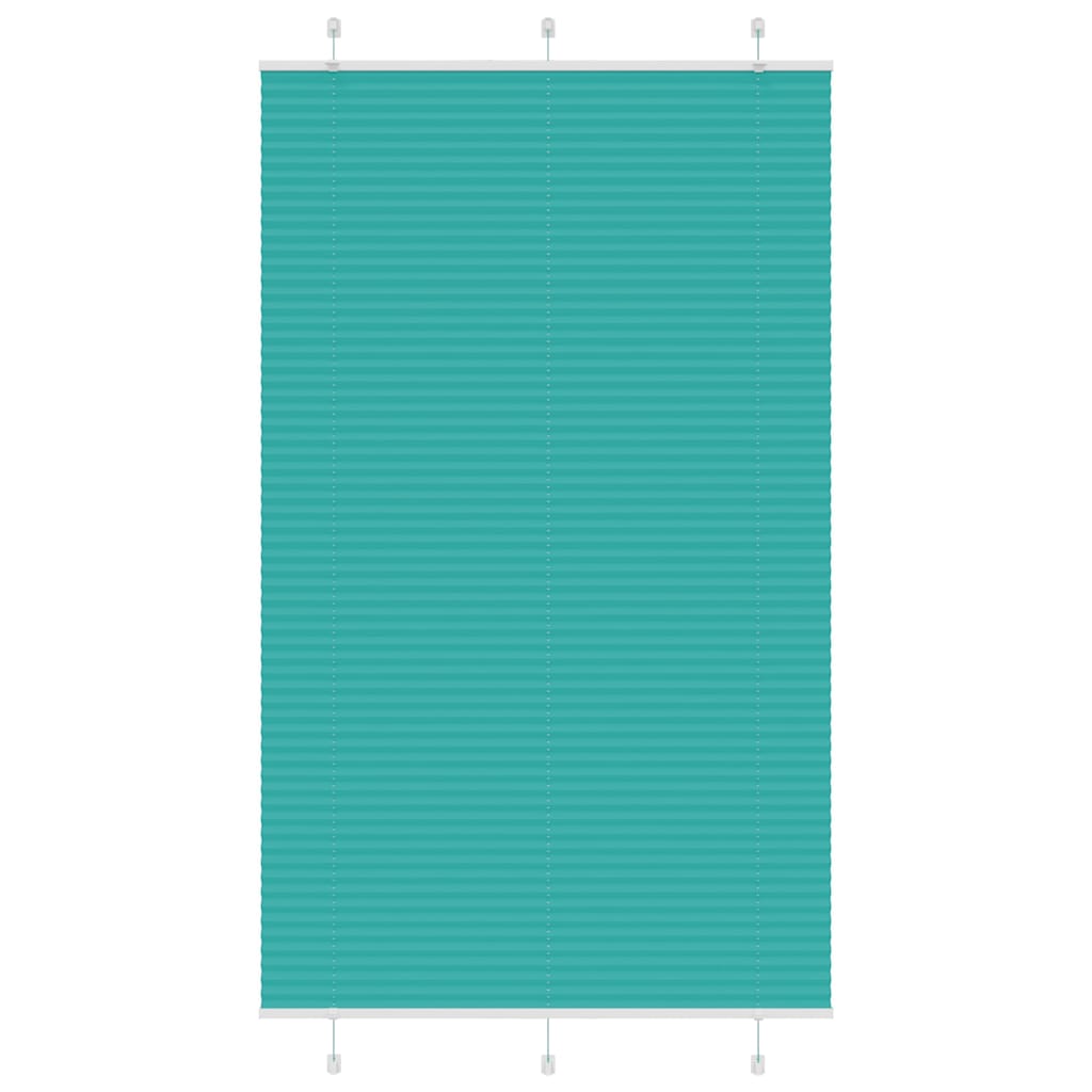 vidaXL Jaluzea plisată verde petrol 120x200 cm Lățime țesătură 119,4 cm vidaXL Jaluzea plisată verde petrol 120x200 cm Lățime țesătură 119,4 cm