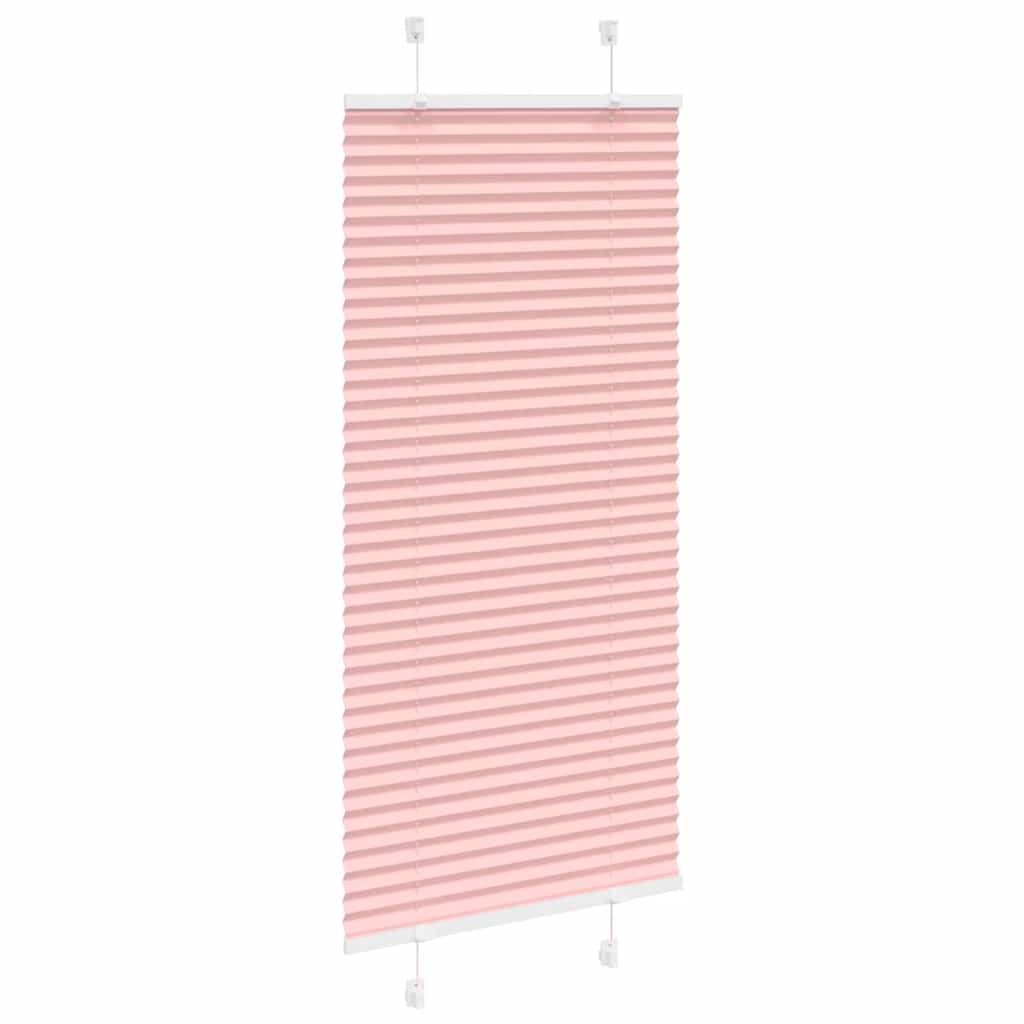 vidaXL Jaluzea plisată roz 60x100 cm Lățime țesătură 59,4cm poliester vidaXL Jaluzea plisată roz 60x100 cm Lățime țesătură 59,4cm poliester