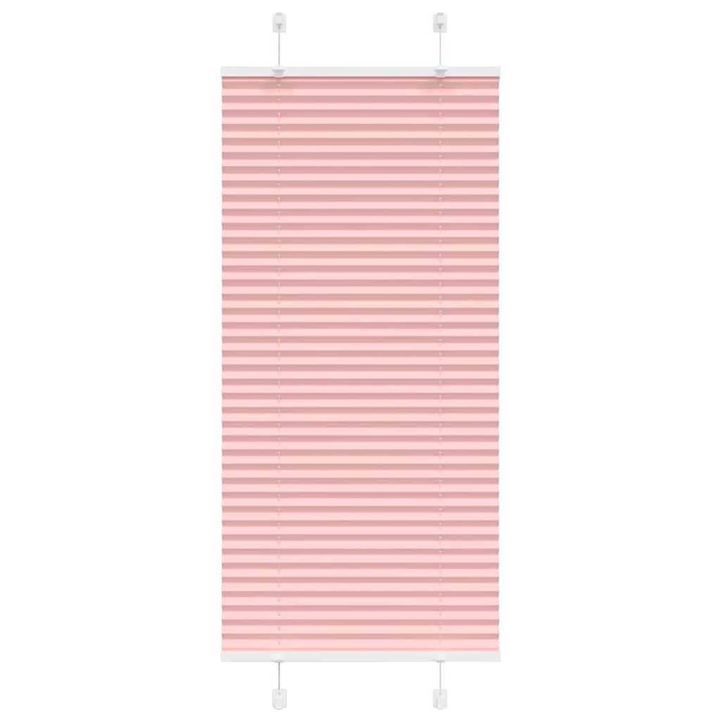vidaXL Jaluzea plisată roz 60x100 cm Lățime țesătură 59,4cm poliester vidaXL Jaluzea plisată roz 60x100 cm Lățime țesătură 59,4cm poliester