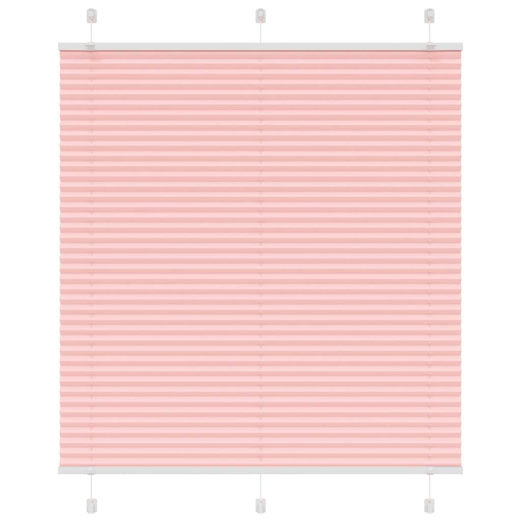 vidaXL Jaluzea plisată roz 120x100 cm Lățime țesătură 119,4 cm vidaXL Jaluzea plisată roz 120x100 cm Lățime țesătură 119,4 cm