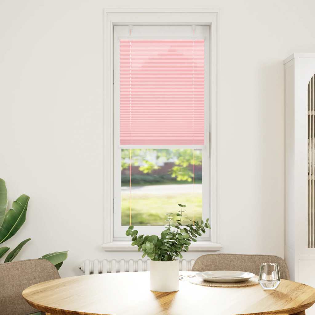 vidaXL Jaluză plisată roz 40x150 cm Lățime țesătură 39,4cm poliester vidaXL Jaluză plisată roz 40x150 cm Lățime țesătură 39,4cm poliester