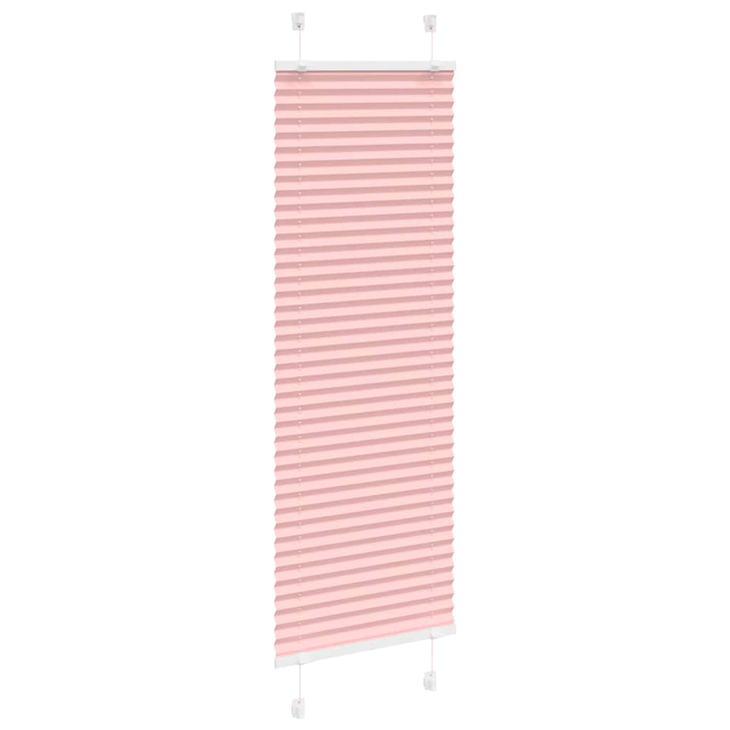 vidaXL Jaluză plisată roz 40x150 cm Lățime țesătură 39,4cm poliester vidaXL Jaluză plisată roz 40x150 cm Lățime țesătură 39,4cm poliester