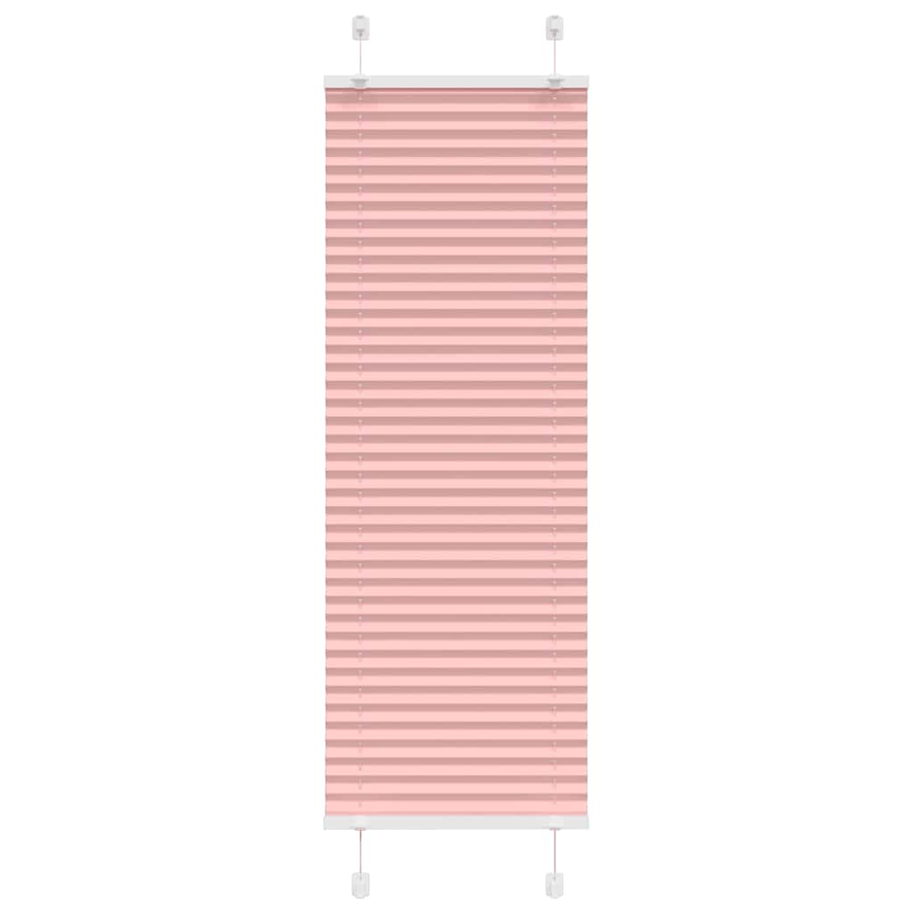 vidaXL Jaluzea plisată roz 45x150 cm Lățime țesătură 44,4cm poliester vidaXL Jaluzea plisată roz 45x150 cm Lățime țesătură 44,4cm poliester