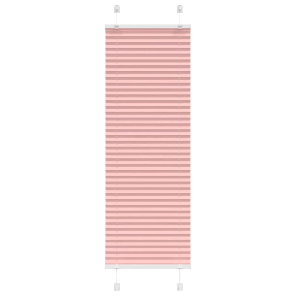 vidaXL Jaluză plisată roz 50x150 cm Lățime țesătură 49,4cm poliester vidaXL Jaluză plisată roz 50x150 cm Lățime țesătură 49,4cm poliester