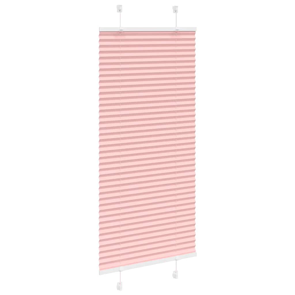 vidaXL Jaluzea plisată roz 60x150 cm Lățime țesătură 59,4cm poliester vidaXL Jaluzea plisată roz 60x150 cm Lățime țesătură 59,4cm poliester