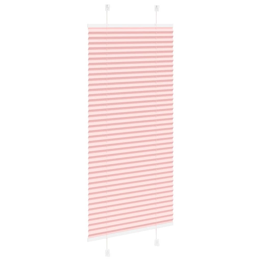 vidaXL Jaluzea plisată roz 60x150 cm Lățime țesătură 59,4cm poliester vidaXL Jaluzea plisată roz 60x150 cm Lățime țesătură 59,4cm poliester