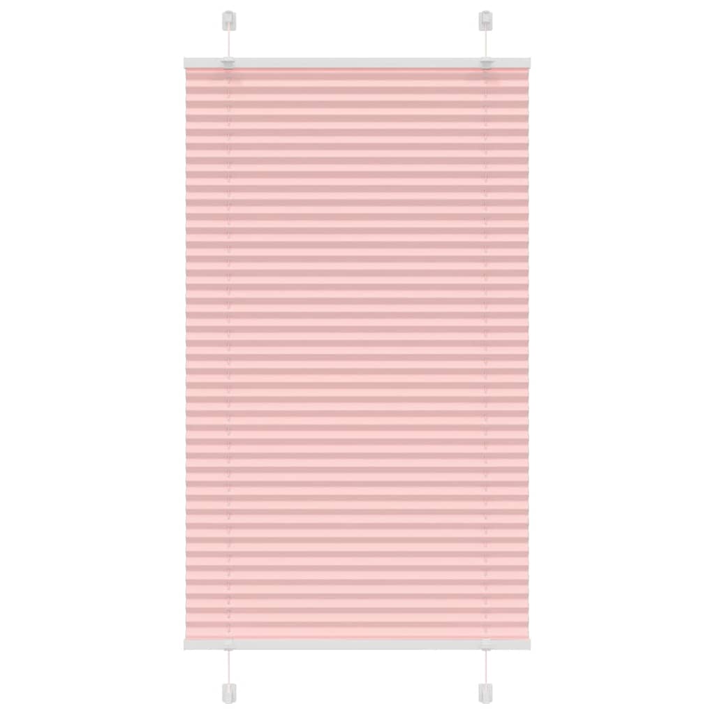 vidaXL Jaluzea plisată roz 70x150 cm Lățime țesătură 69,4cm poliester vidaXL Jaluzea plisată roz 70x150 cm Lățime țesătură 69,4cm poliester