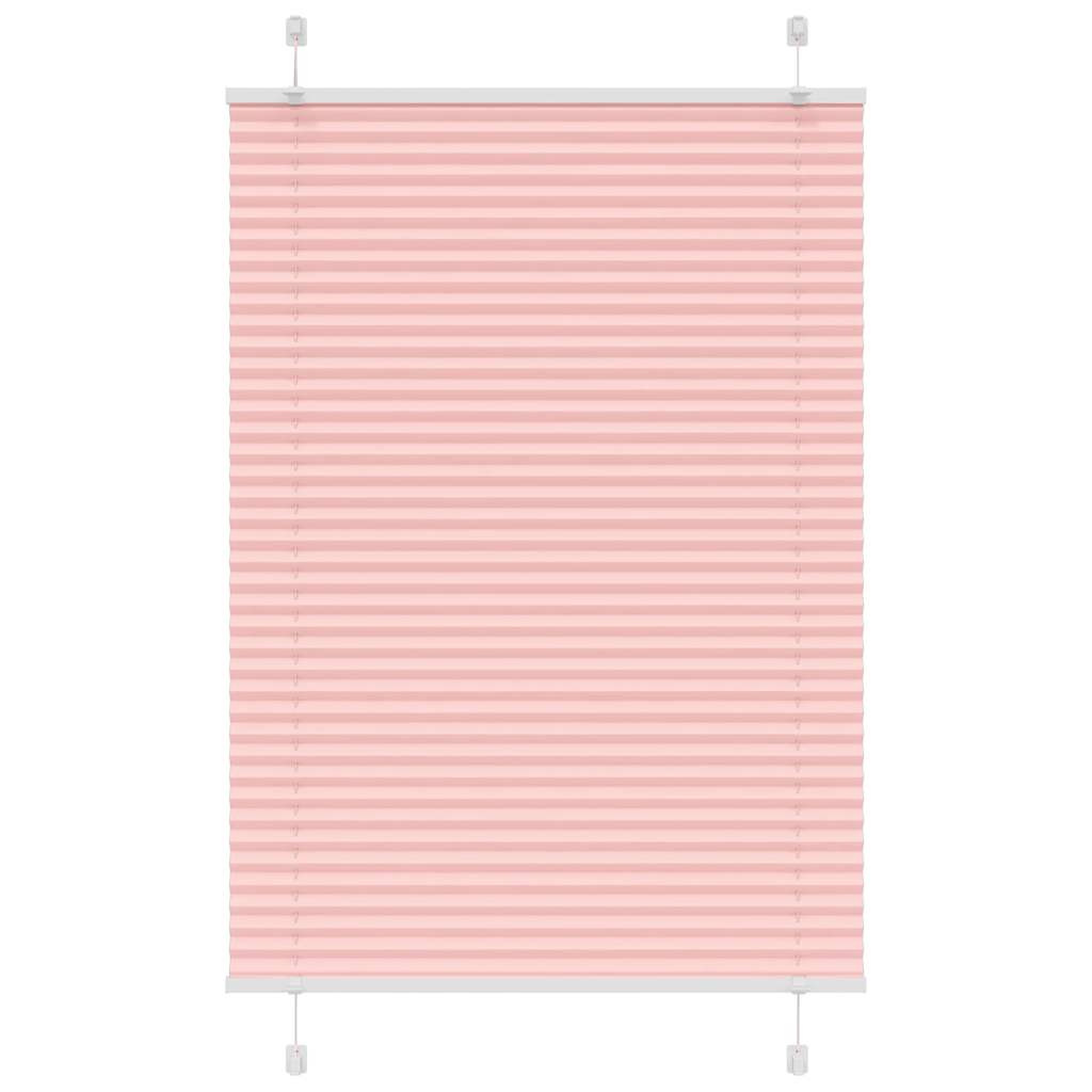 vidaXL Jaluzea plisată roz 90x150 cm Lățime țesătură 89,4cm poliester vidaXL Jaluzea plisată roz 90x150 cm Lățime țesătură 89,4cm poliester