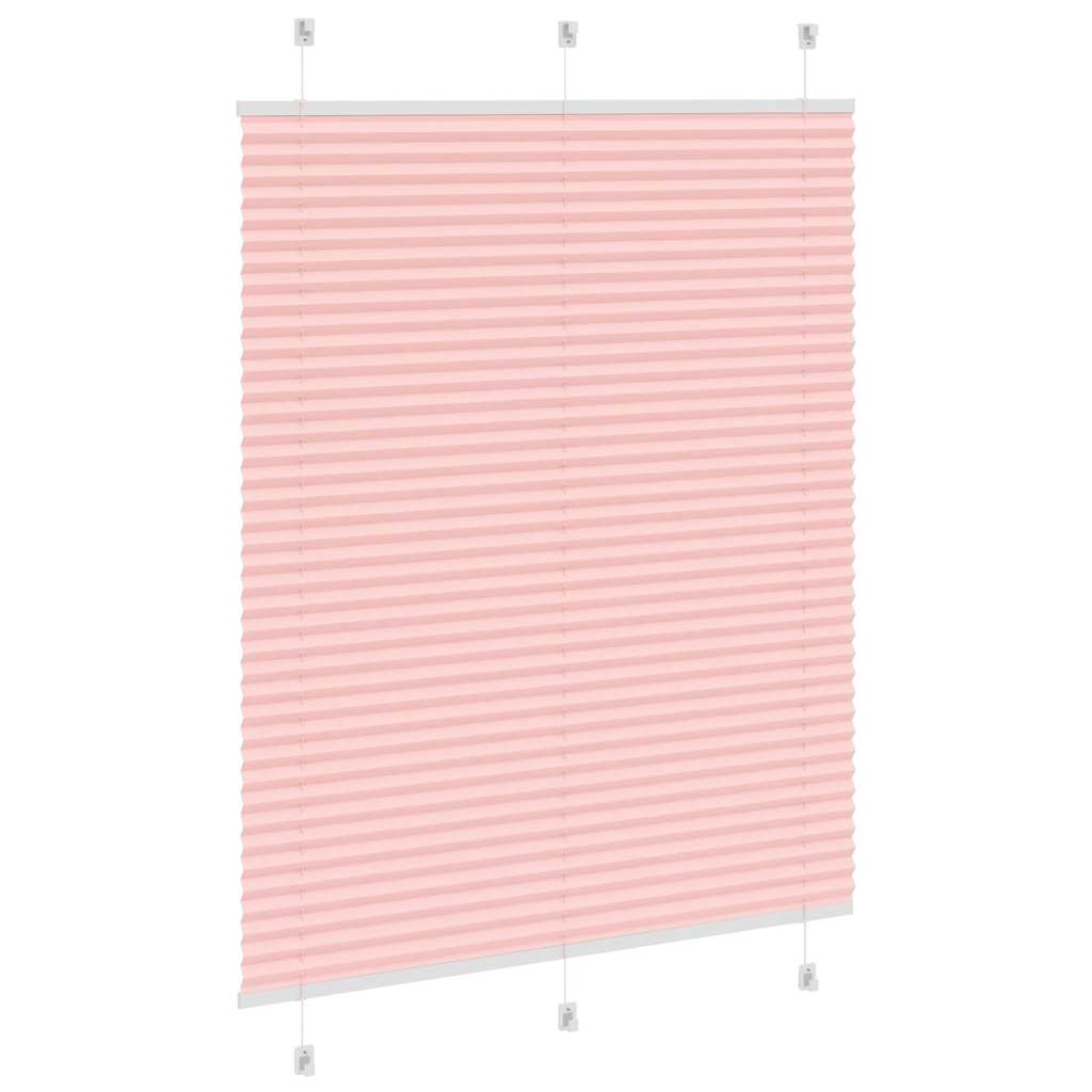 vidaXL Jaluză plisată roz 110x150 cm Lățime țesătură 109,4 cm vidaXL Jaluză plisată roz 110x150 cm Lățime țesătură 109,4 cm