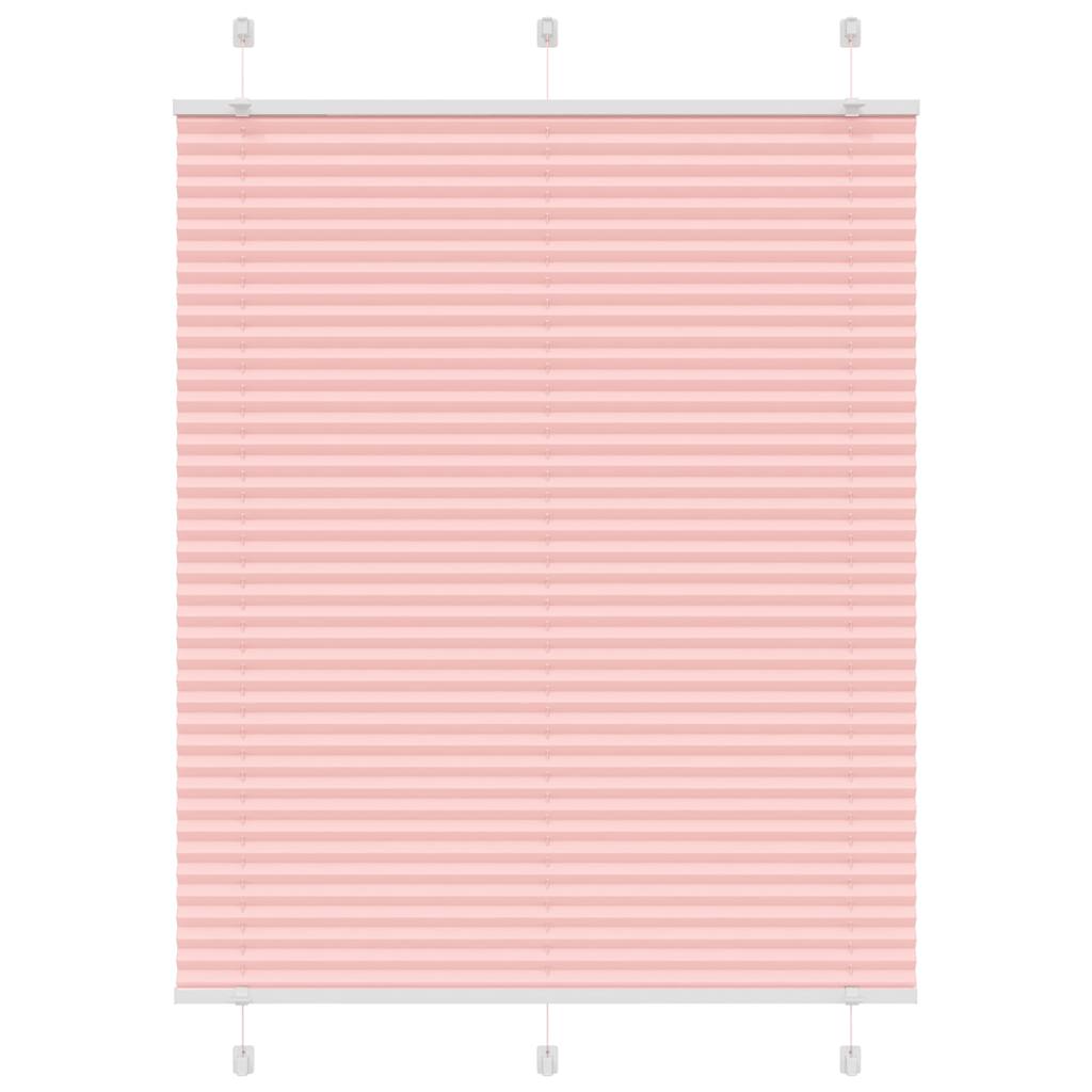 vidaXL Jaluză plisată roz 110x150 cm Lățime țesătură 109,4 cm vidaXL Jaluză plisată roz 110x150 cm Lățime țesătură 109,4 cm