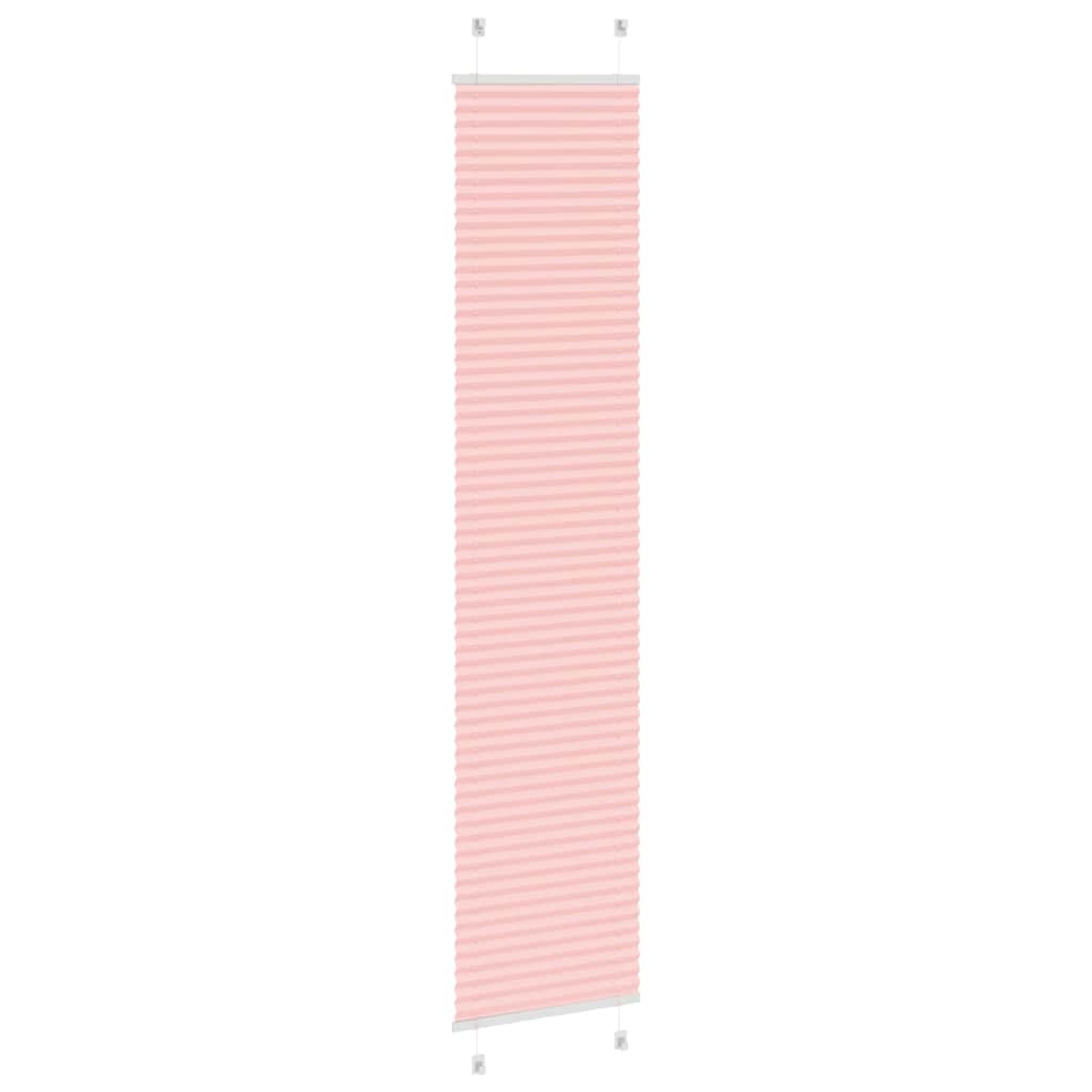vidaXL Jaluzea plisată roz 50x200 cm Lățime țesătură 49,4cm poliester vidaXL Jaluzea plisată roz 50x200 cm Lățime țesătură 49,4cm poliester