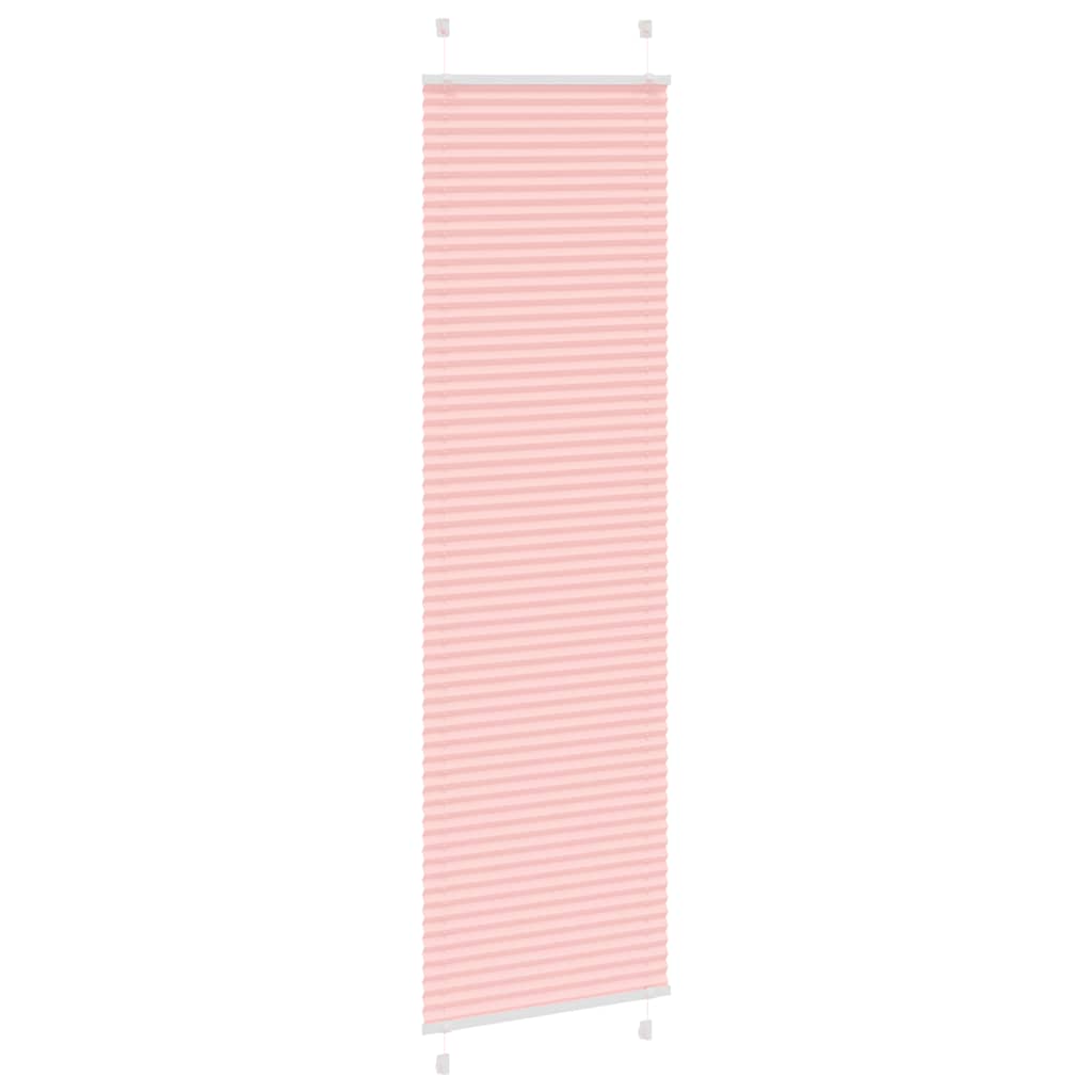 vidaXL Jaluzea plisată roz 55x200 cm Lățime țesătură 54,4cm poliester vidaXL Jaluzea plisată roz 55x200 cm Lățime țesătură 54,4cm poliester