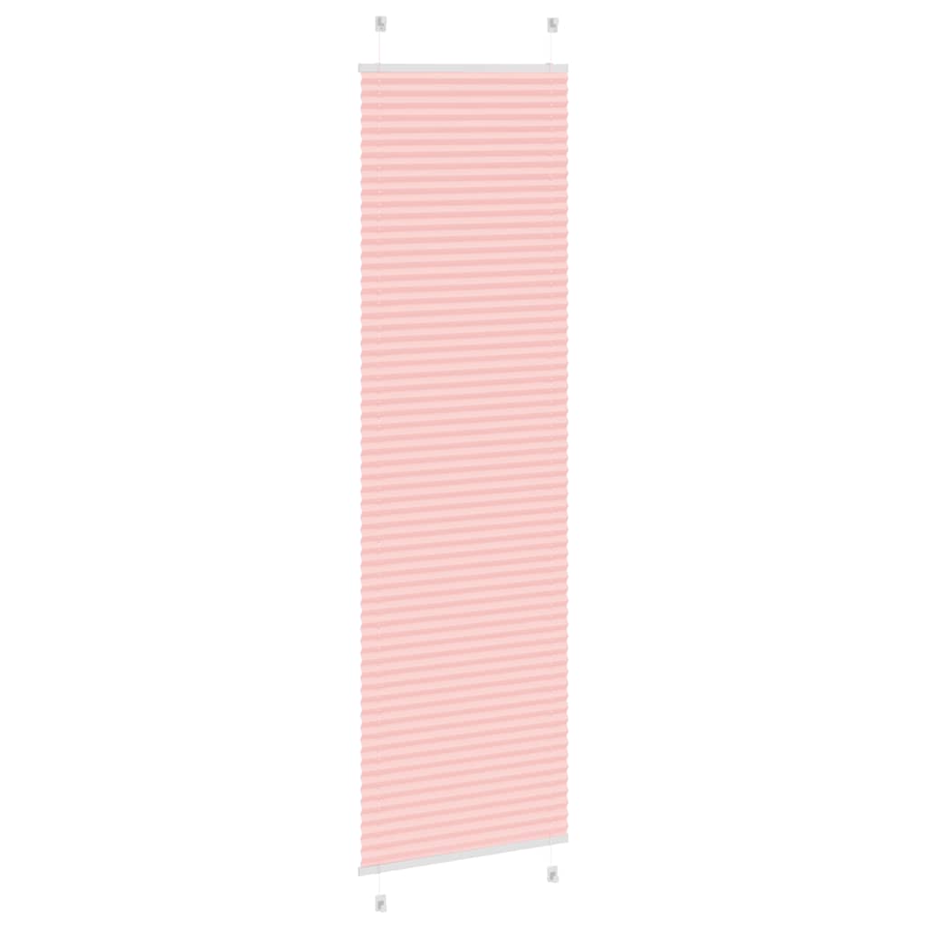vidaXL Jaluzea plisată roz 55x200 cm Lățime țesătură 54,4cm poliester vidaXL Jaluzea plisată roz 55x200 cm Lățime țesătură 54,4cm poliester