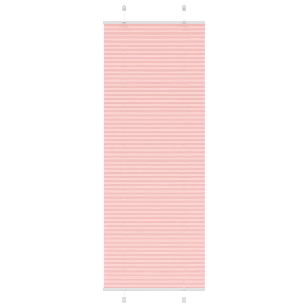 vidaXL Jaluzea plisată roz 75x200 cm Lățime țesătură 74,4cm poliester vidaXL Jaluzea plisată roz 75x200 cm Lățime țesătură 74,4cm poliester