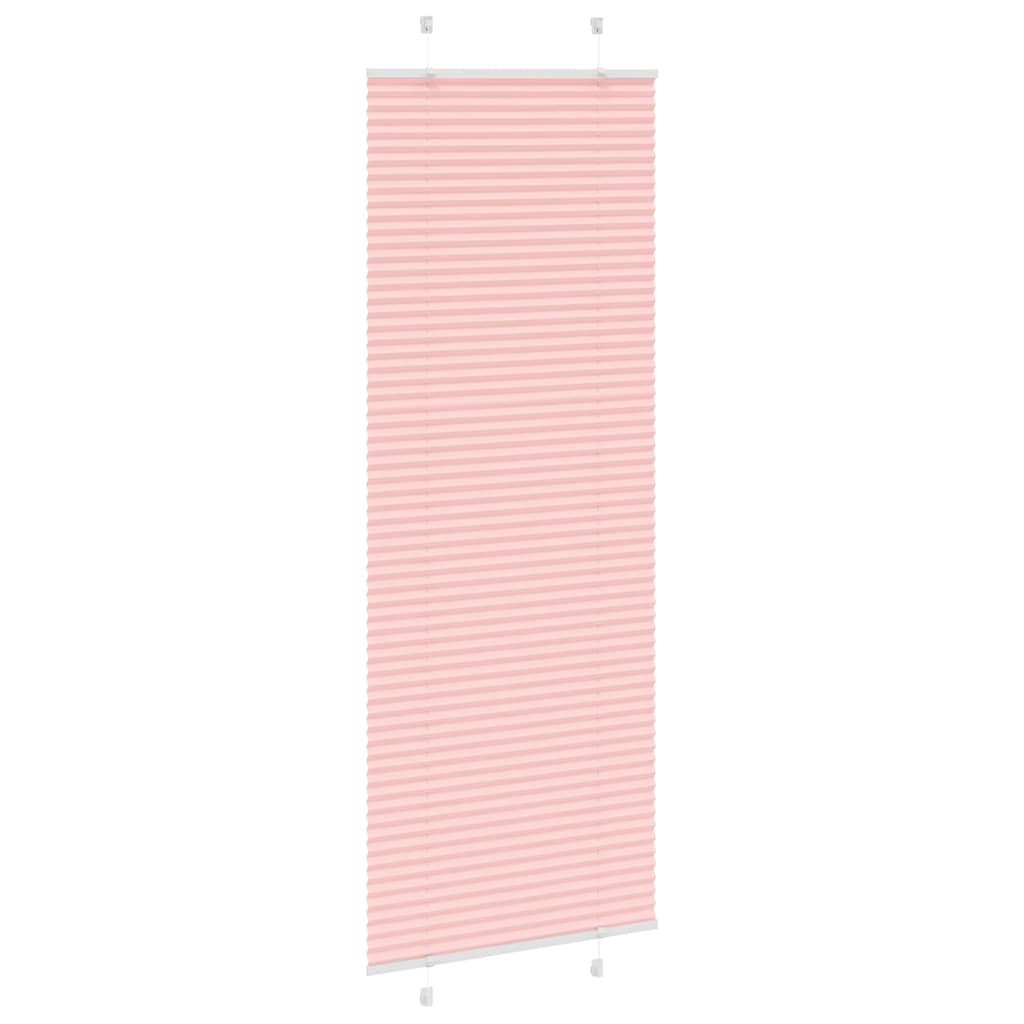 vidaXL Jaluzea plisată roz 80x200 cm Lățime țesătură 79,4cm poliester vidaXL Jaluzea plisată roz 80x200 cm Lățime țesătură 79,4cm poliester