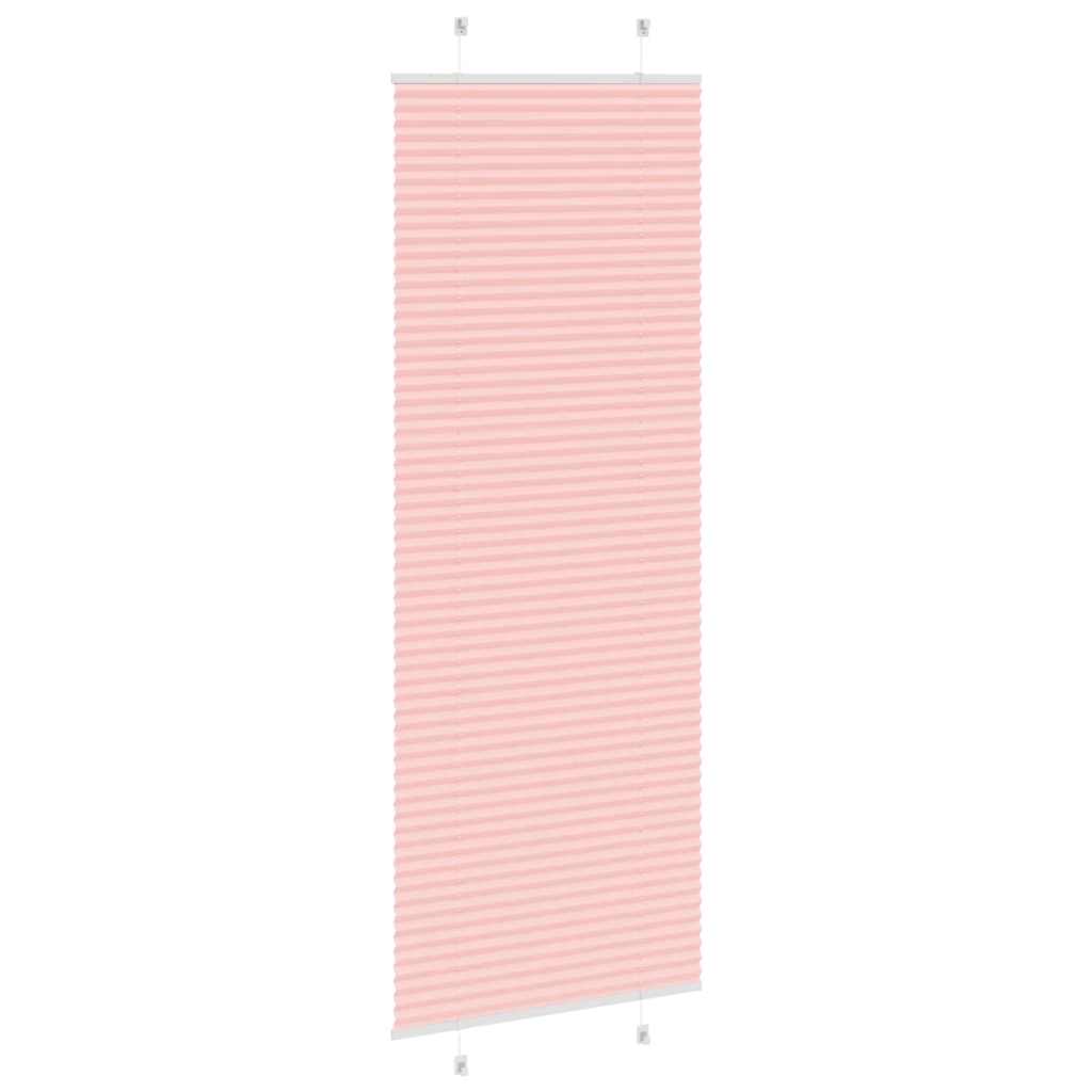 vidaXL Jaluzea plisată roz 80x200 cm Lățime țesătură 79,4cm poliester vidaXL Jaluzea plisată roz 80x200 cm Lățime țesătură 79,4cm poliester